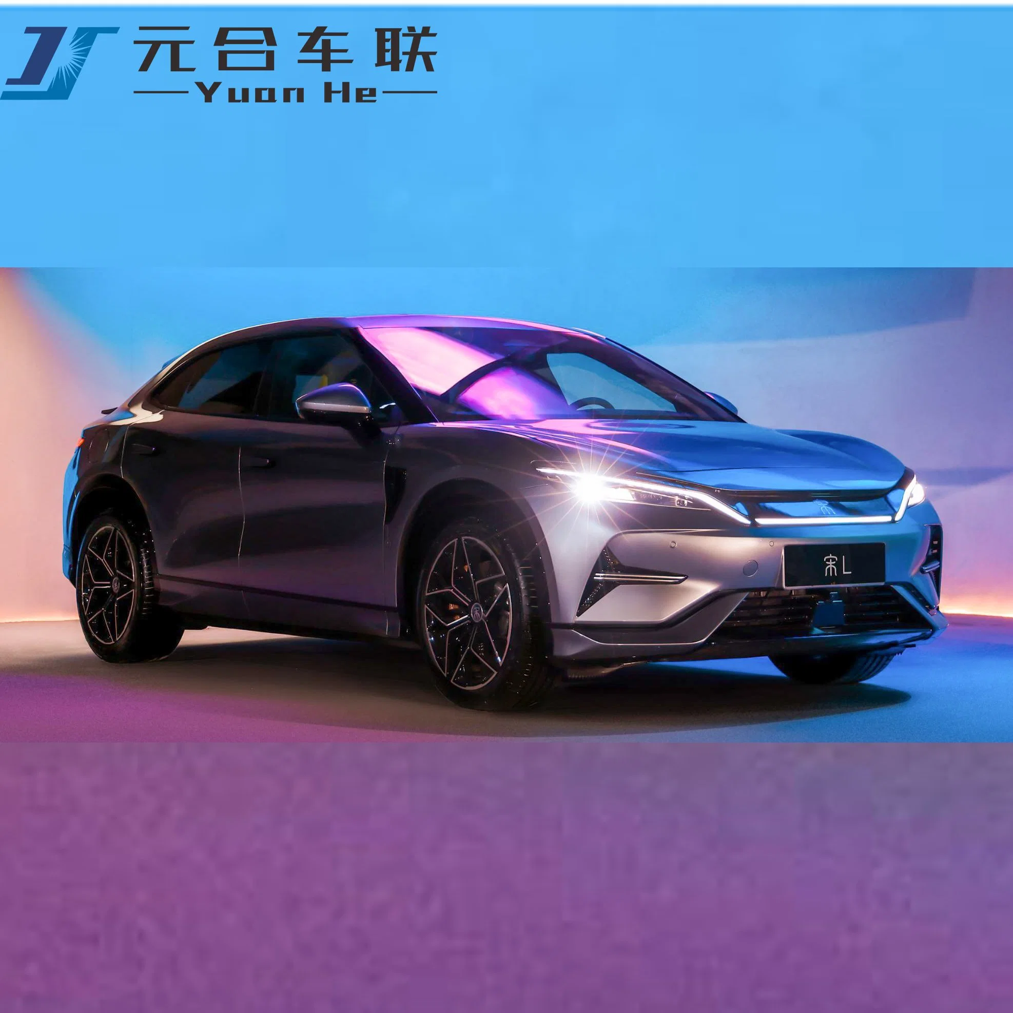
                Phare de la gamme de 4 roues motrices électrique BYD Song L EV 2024 Véhicule électrique utilitaire sport moyen BYD Song car
            