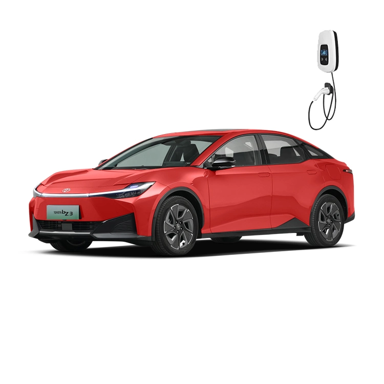 
                Carros elétricos de 4 rodas novos de Toyota Bz4X do carro de energia Veículos em stock versão PRO de longo alcance EV Toyota Bz4X 2023 Vermelho automóvel elétrico
            