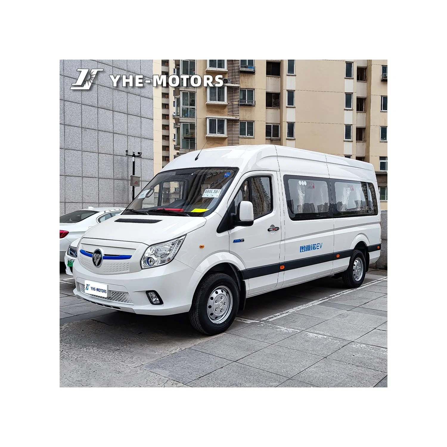 2024 Business Type 14 Seat New Energy Electric Vehicle Foton Tuyano